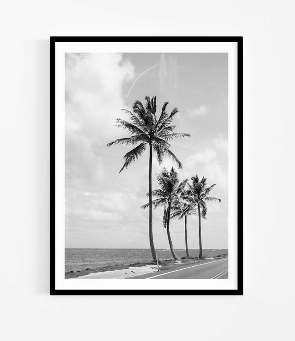 Oahu Road Trip <br> Epic 150x210cm <br> Black Grain Frame + Acrylic