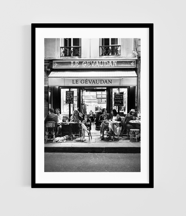 One Night in Paris <br> 163x123cm <br> Black Grain Frame + Artglass