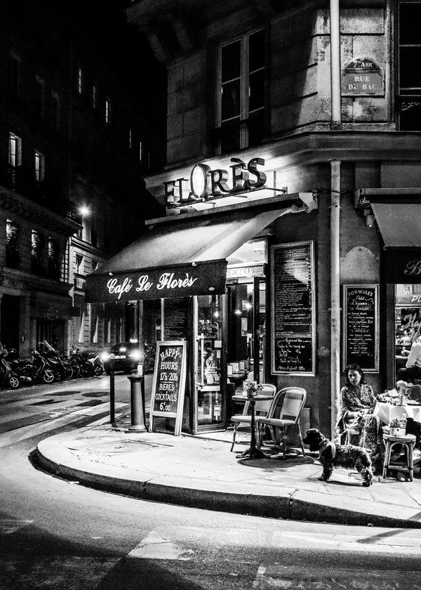 Night time on Rue Du Bac