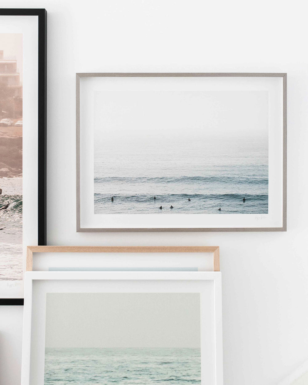 Denim Waves – Photographic print by Poppie Pack. Printed and framed in Sydney.