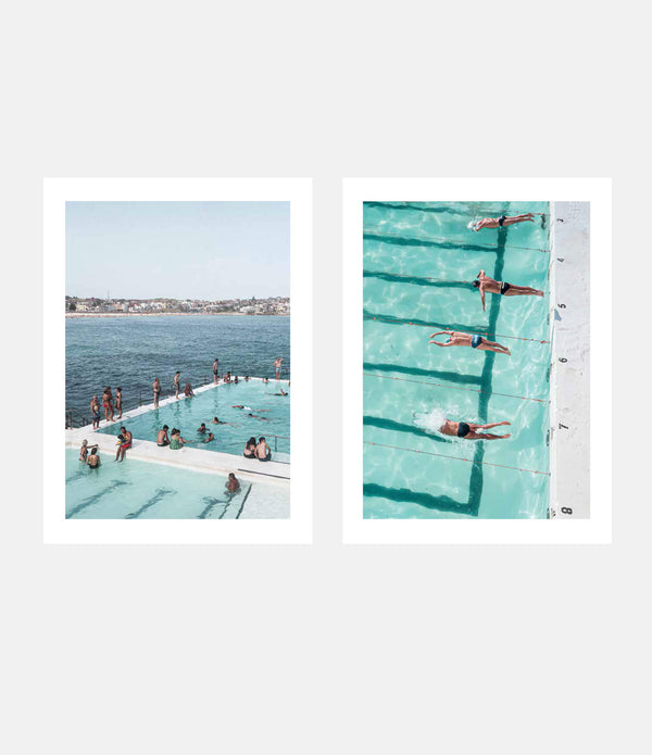 Poolside Icebergs Swim Club + On your Marks