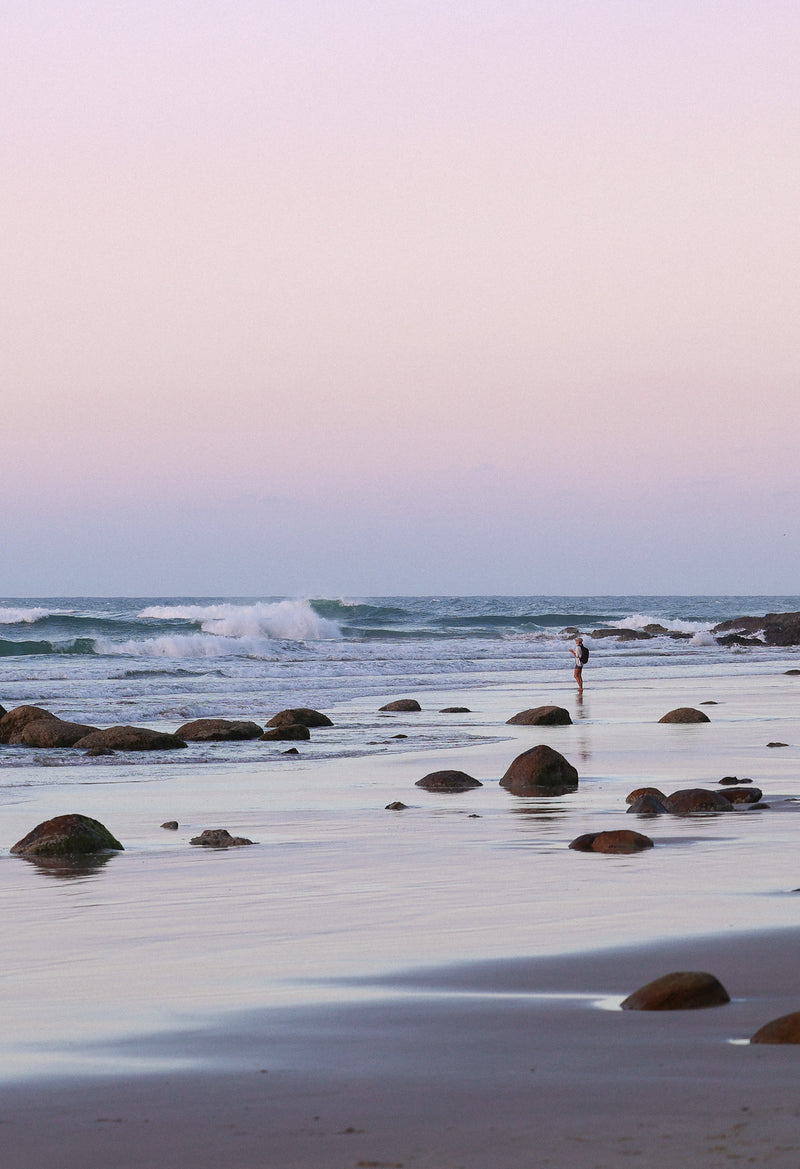 Moonrise Over Wategos <br> Epic 150x210cm <br> White Smooth Frame