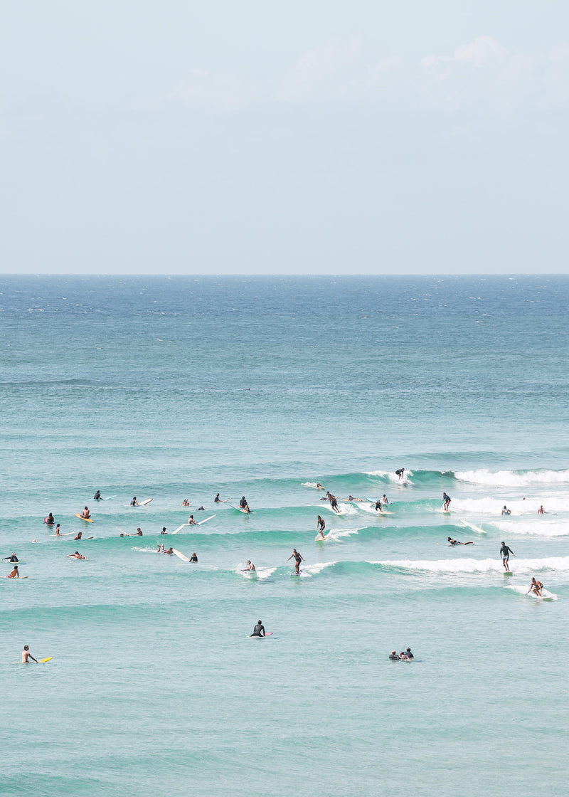 Surfers in Rhythm Portrait