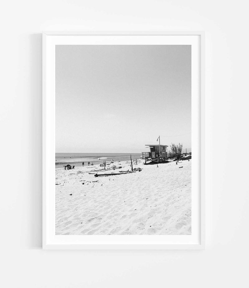 Too Hot For Waves <br>Medium 101 x 76cm <br> White Smooth Frame